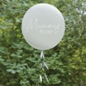 Ballon vert sauge "Mummy to be"