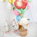 Ballon mylar "poule" - 60 cm