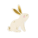 20 serviettes "lapin"