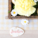 12 petites décorations "marguerite"