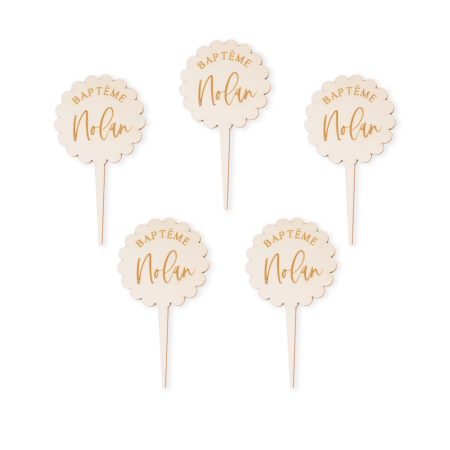 5 pics personnalisables...