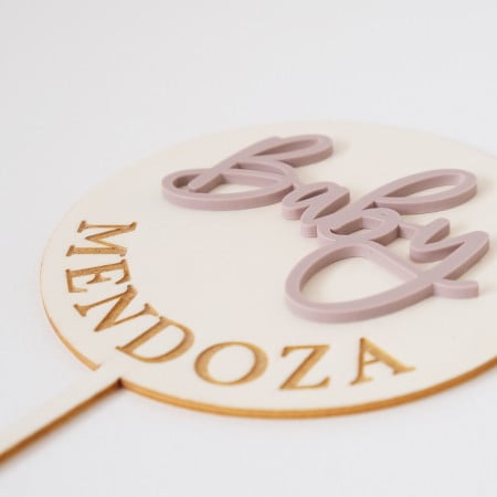 Cake topper rond...