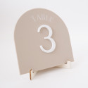 Numéro de table arche "Sand"