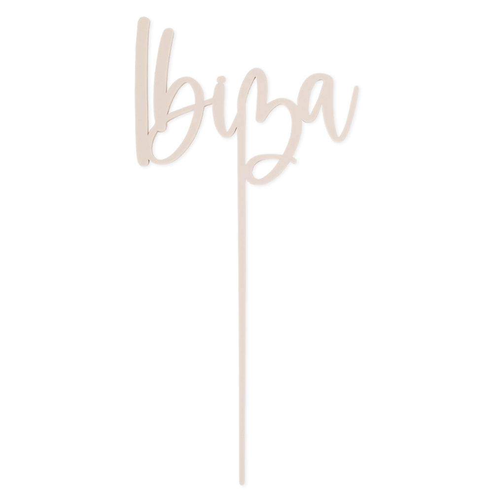 Nom de table à planter personnalisable "Sand" - couleur au choix