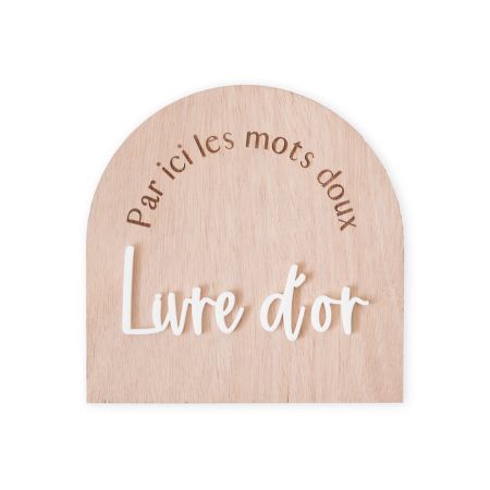 Panneau arche bois et...