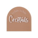 Panneau arche plexiglas "Tchin tchin COCKTAILS"