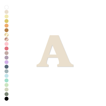 Lettre ou chiffre en...