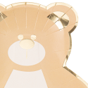 8 assiettes "ourson" - 23 cm