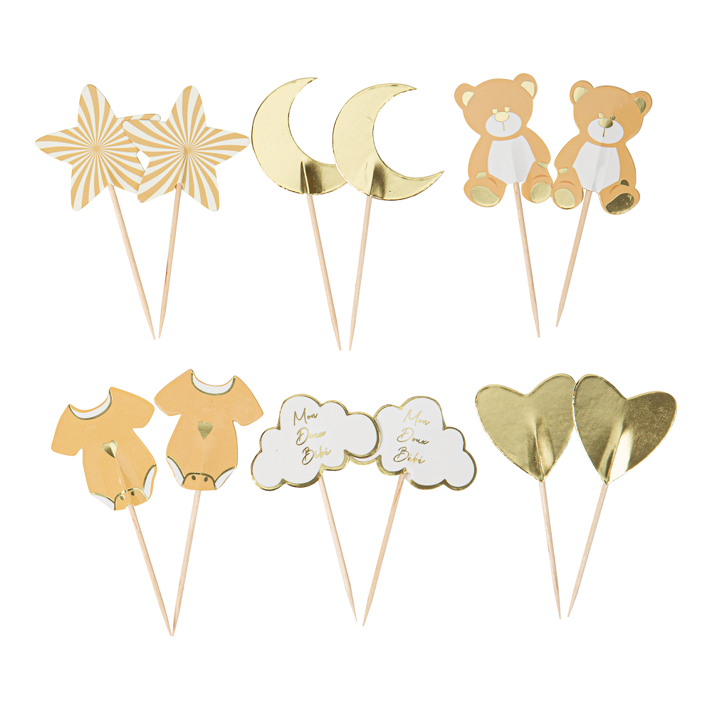 12 pics à gâteaux "ourson"