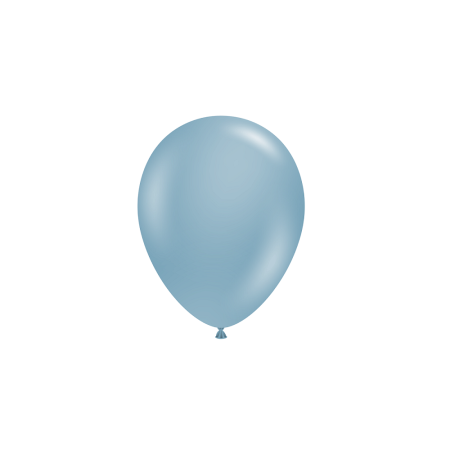 Ballon bleu ardoise - 12 cm