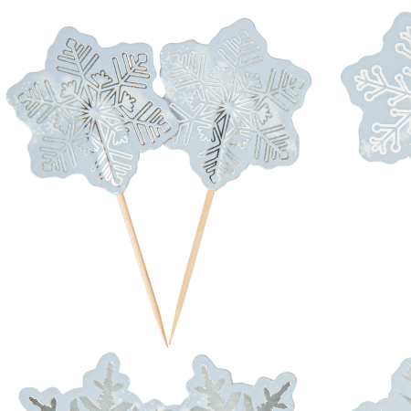 12 pics à gâteaux "flocon"