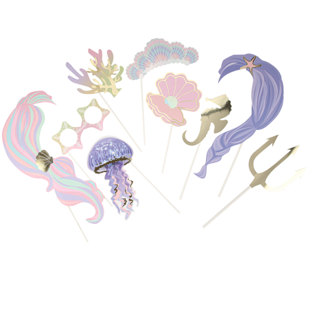 9 accessoires photobooth...