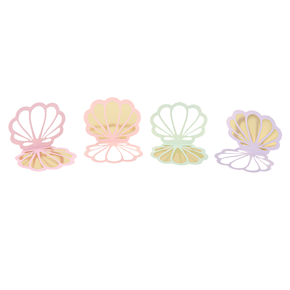 8 décorations papier "sirène"