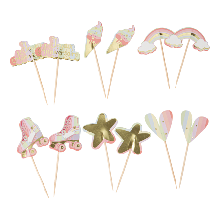 12 pics à gâteaux "summer...