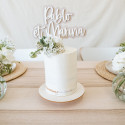 Cake topper personnalisable "Sand"