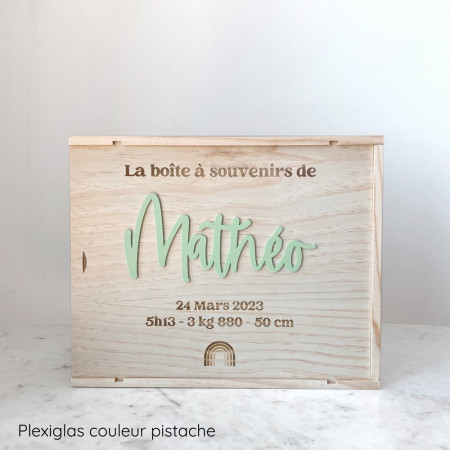 Boite à souvenirs naissance...
