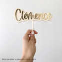 Cake topper personnalisable "mix and match" - couleur au choix