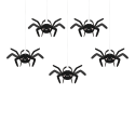 5 araignées à suspendre "Halloween"