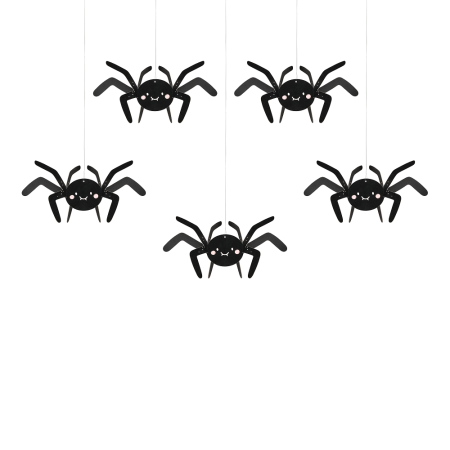5 Décorations en papier -...