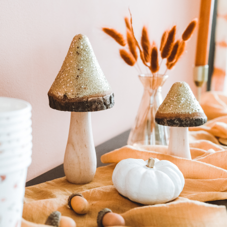 Décoration Gâteau Forêt Animaux - Hérisson, écureuil, Renard Et Champignons - Anniversaire 1 An, Fête Nature
