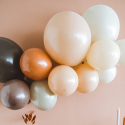 5 ballons en latex "sable" - 45 cm