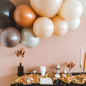 10 ballons en latex – Sable – 27 cm