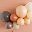 10 ballons marrons - 28 cm