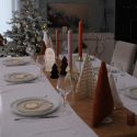 Menu en bois personnalisable "Noël scandinave"