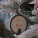 Décoration de sapin en bois personnalisable "sapin"