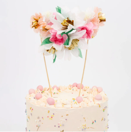 Cake topper "jolies fleurs"