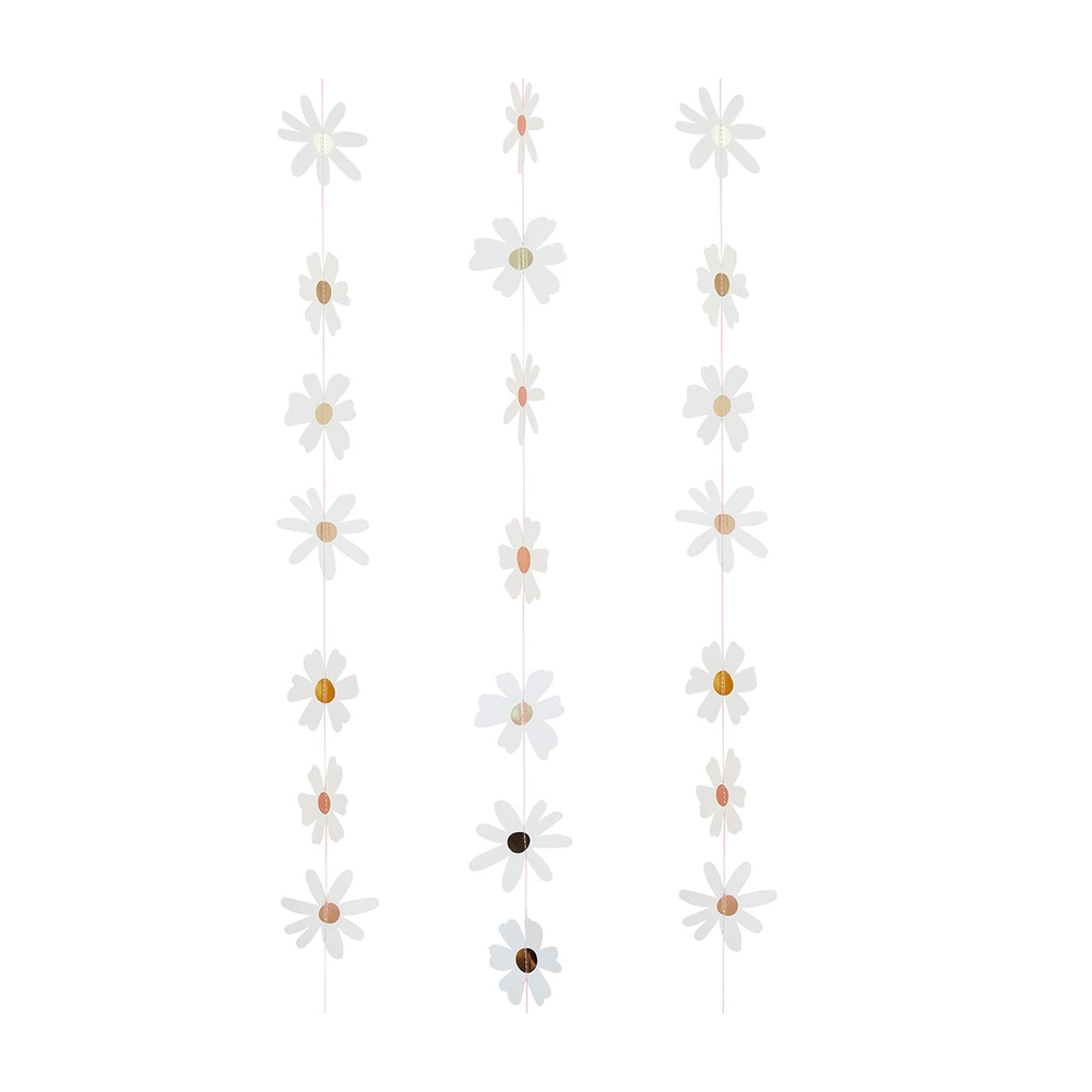 Guirlande de fleurs marguerites - 5 m