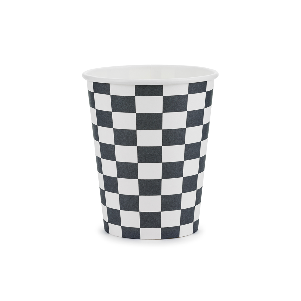 6 Gobelets Drapeau à damier