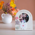 Cadre photo arche personnalisable "Mamie fleurie"
