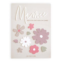Grand panneau en bois personnalisable "Mamie fleurie"