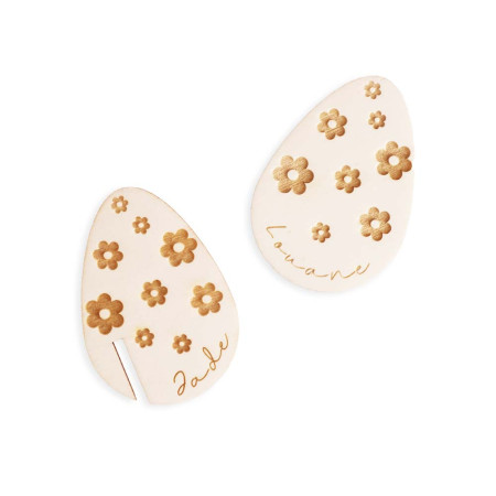 Marque place en bois...