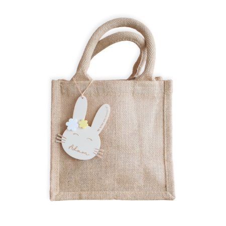 Panier de Pâques en jute...