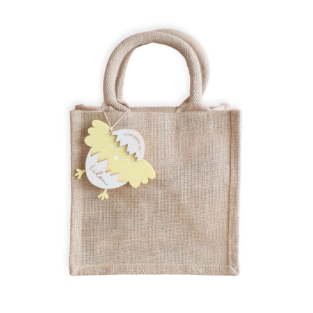 Panier de Pâques en jute...