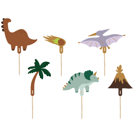 6 Cake topper gâteau...