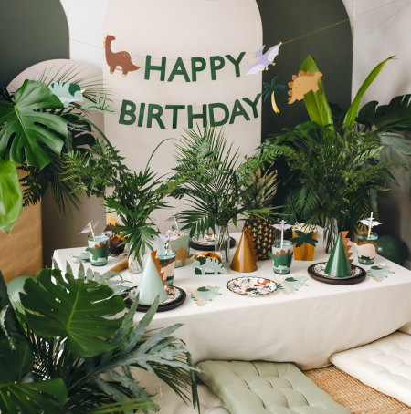 Guirlande Happy Birthday Dino