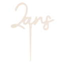 Cake topper plexiglas sable "1 an", "2 ans" ou "3 ans"