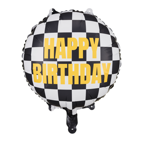 Ballon mylar Drapeau à damier