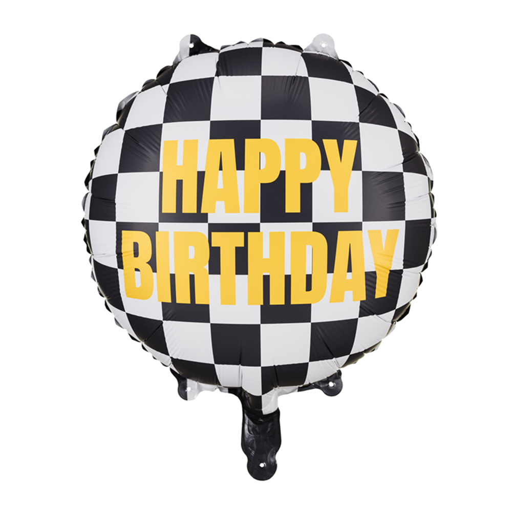 Ballon mylar Drapeau à damier