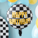 Ballon mylar "voiture de course" - 45 cm