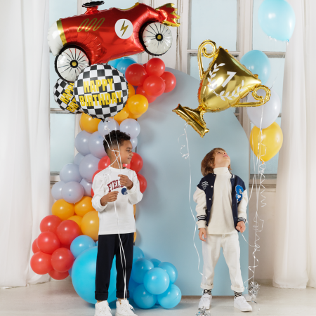 Ballon mylar Drapeau à damier