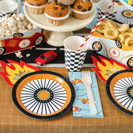 6 Assiettes Roue