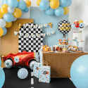 Guirlande bleue "voiture de course"