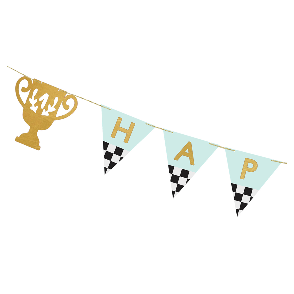 Amosfun CONCESSIONS Bannière Sports Thème Suspendu Bunting Rustique