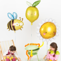 Ballon mylar citron "garden party" - 75 cm