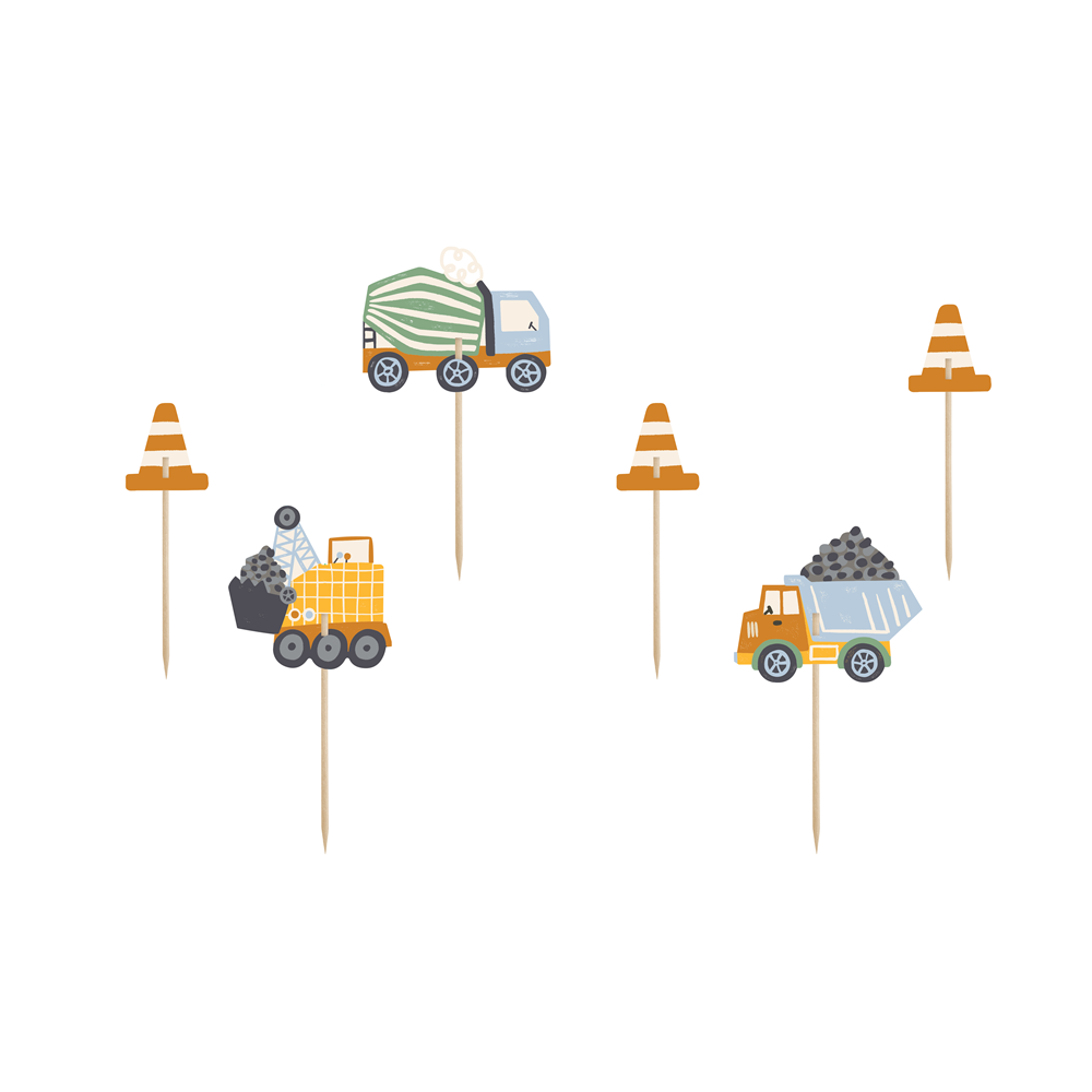 6 pics "engins de chantier"