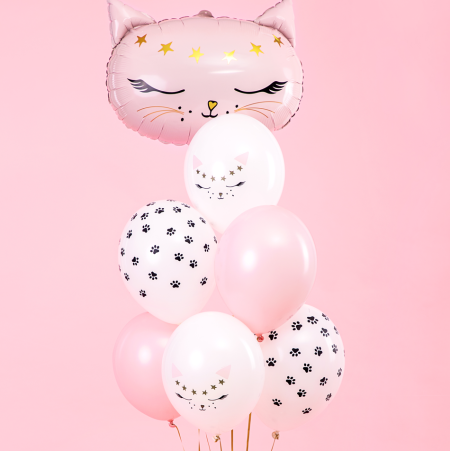 6 ballons "chat"